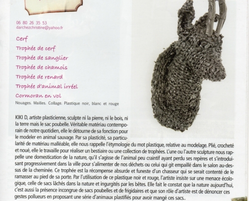 Extrait d'un catalogue d'exposition