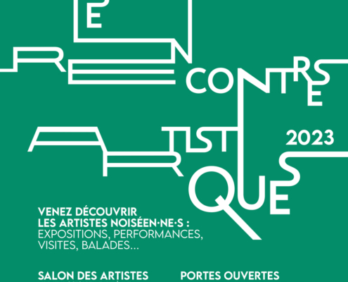 affiche rencontres artistiques de Noisy-le-Sec 2023